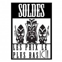 Affiche de vente tribale