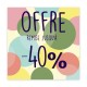Cartel ofertas -40% circulitos
