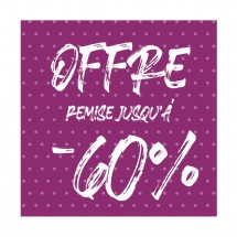 L'affiche offre -60% de points