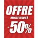 Affiche offre -50% Medi Market