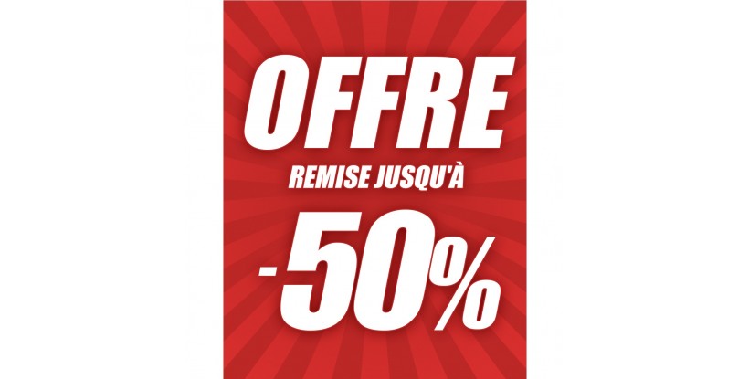 Affiche offre -50% Medi Market