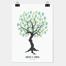 Arbre dempreinte de mariage