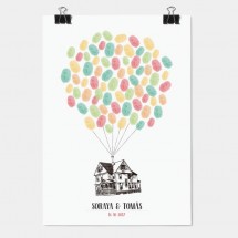 Arbre dempreinte de maison de mariage