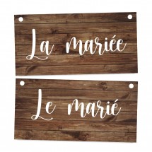 Affiches de mariage mariée et le marié