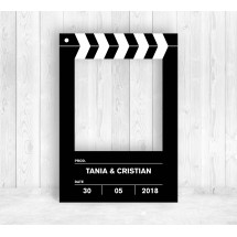 Cadre de clap de film