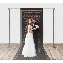 Photocall tapis noir
