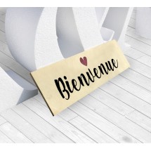 Panneau en bois de bienvenue de mariage