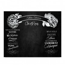 Tableau noir d'histoire Photocall