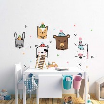 Vinyle décoratif enfant "Wild Party"