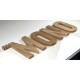 Lettres en bois de chêne découpées