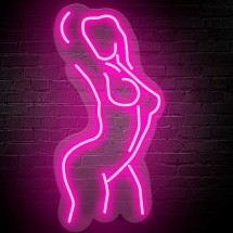 Néon Silhouette Femme