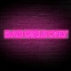 Néon Lettres Bad Girls Only 
