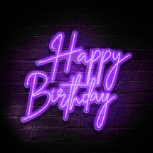 Néon Happy Birthday