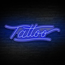 Néon Tattoo fine line