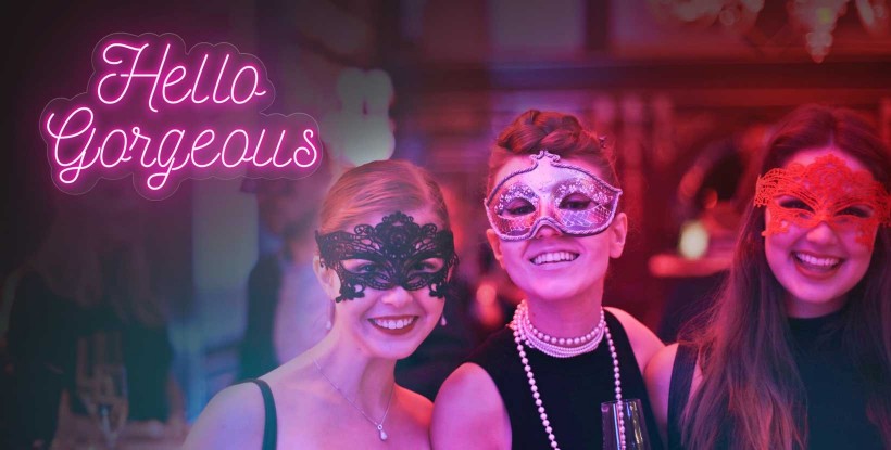 Neon Hello Gorgeous