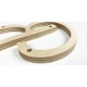 Lettres en bois avec motif imprimé