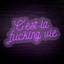 Néon C´EST LA FUCKING VIE
