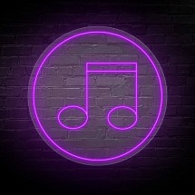 Néon Note musicale