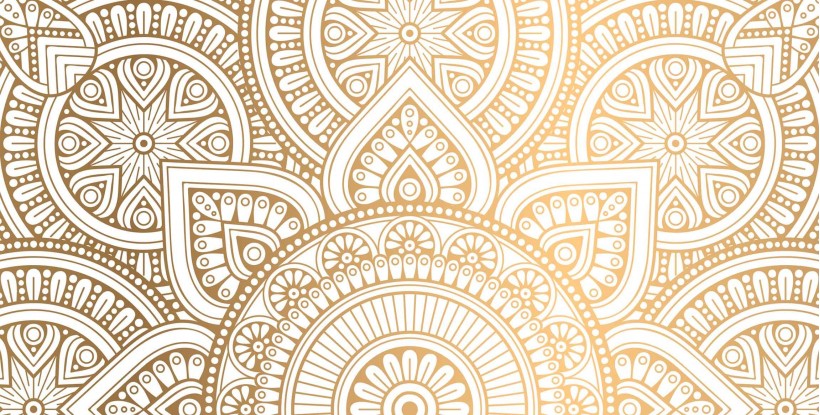 Vinyle adhésif avec mandala pour meubles
