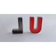Lettre en acier creux