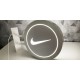 Enseigne drapeau ronde dibond led