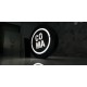 Enseigne drapeau ronde dibond led