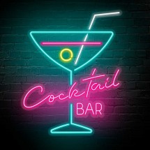 Néon Led Flex Cocktail Bar