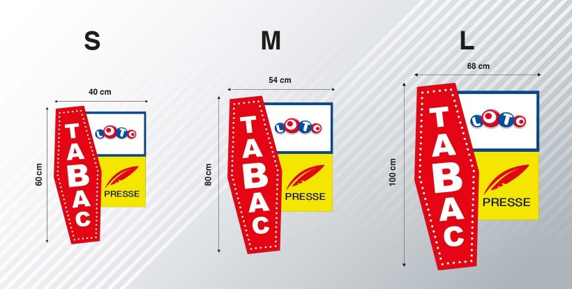 Enseigne carotte Tabac Loto Presse