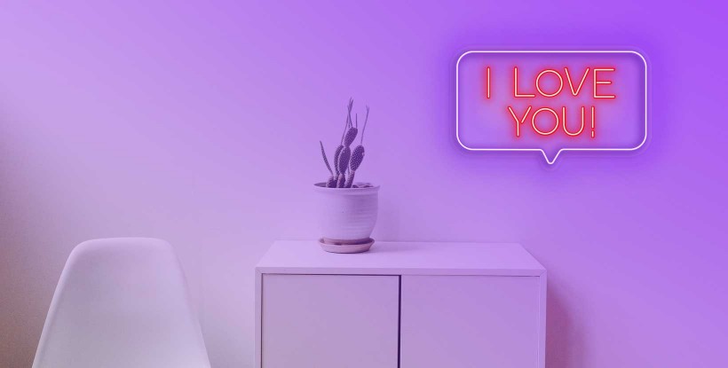 Néon Led Flex'I LOVE YOU'