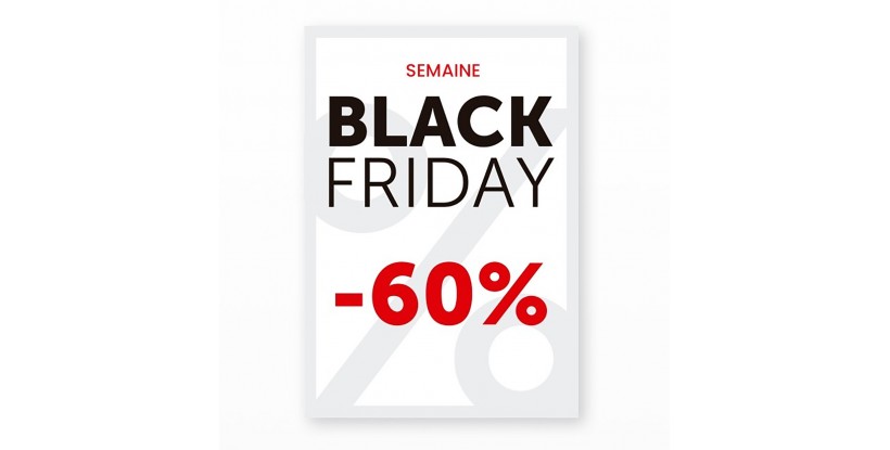 Panneaux Semaine Black Friday -60%