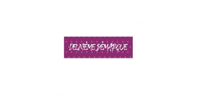 Affiche deuxième points de vente