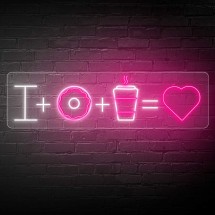 Néon Led Flex Donut + Coffee