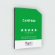 Panonceau de classement Camping