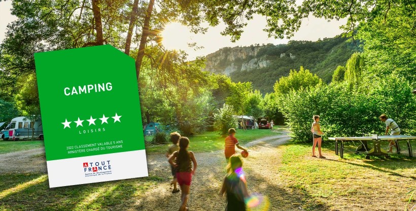 Panonceau de classement Camping