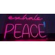 Neon Inhale Love Exhale Peace