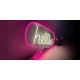 Néon Lettres Hello