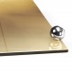 Plexiglas miroir doré
