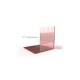 Plexiglas miroir doré rose 