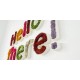 Lettres végétales en bois