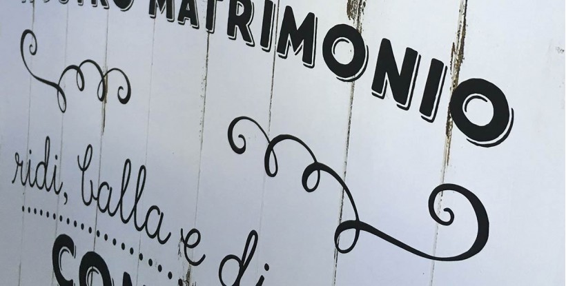 Affiche de bienvenue de mariage blanc