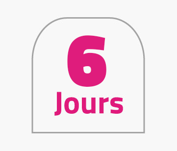 6 jours ouvrés