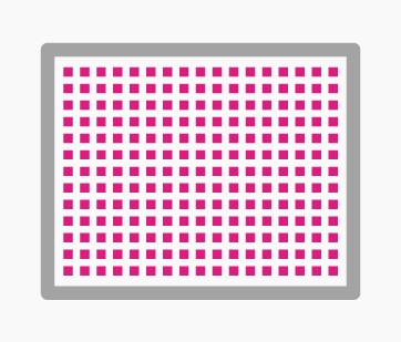 P4 (4mm entre les pixels)